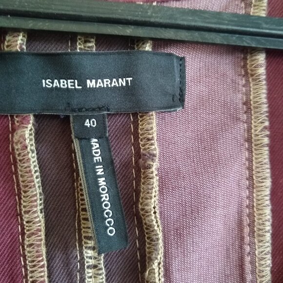 RARE Isabel Marant denim patchwork zip up mini dress - Picture 3 of 11